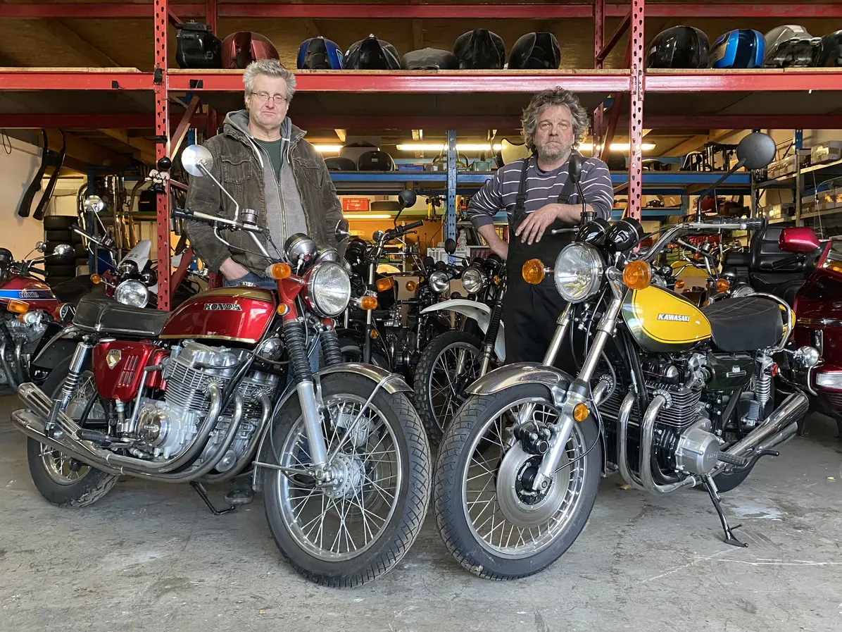 unsere Motorrad-Werkstatt bei Köln